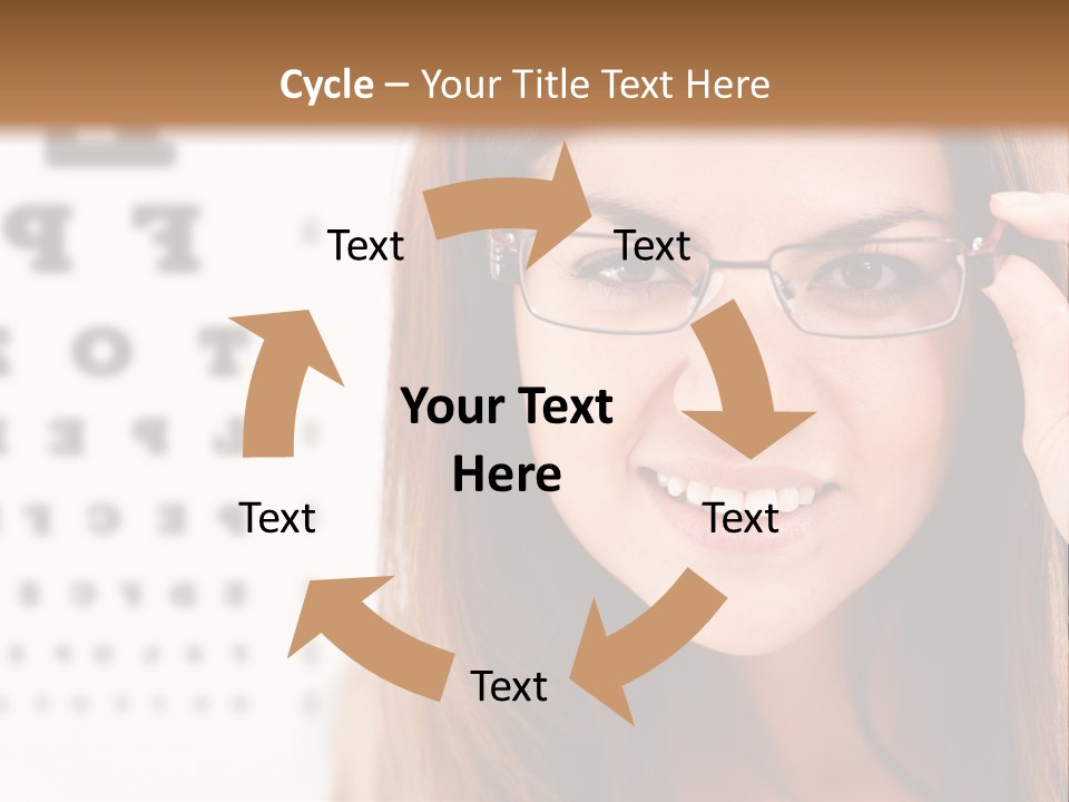 Specs Cheerful Female PowerPoint Template