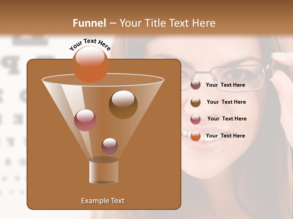 Specs Cheerful Female PowerPoint Template