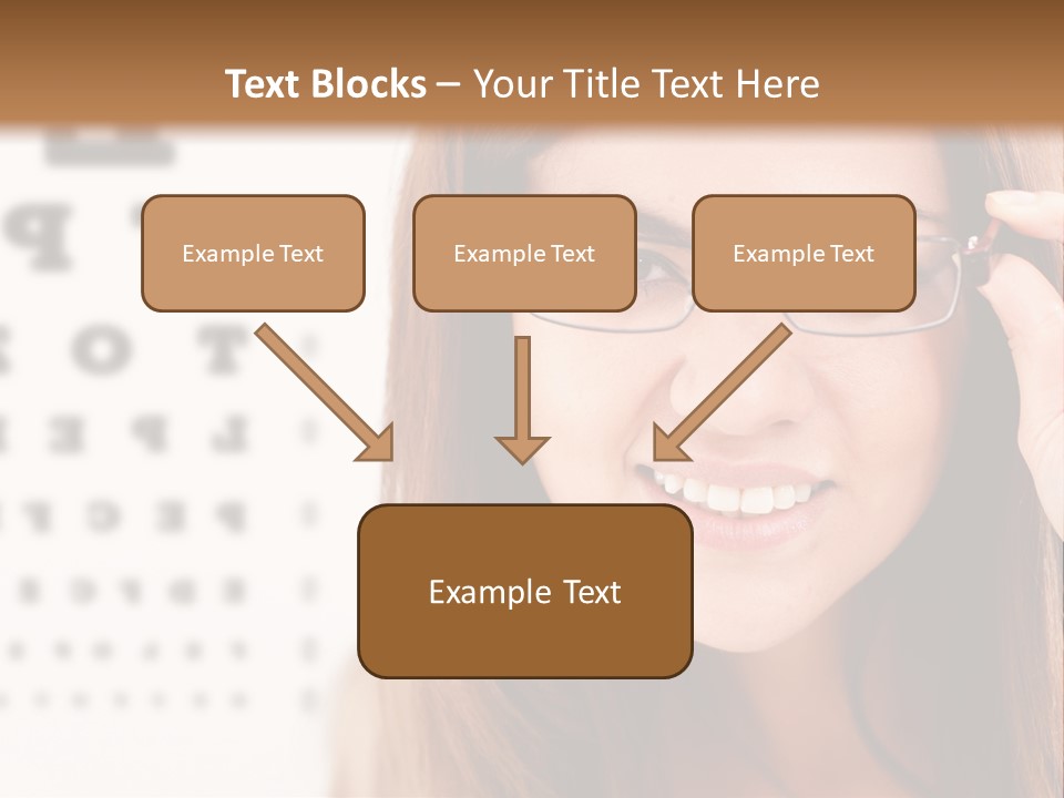 Specs Cheerful Female PowerPoint Template