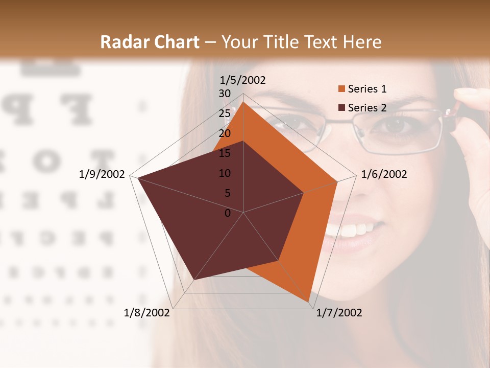Specs Cheerful Female PowerPoint Template