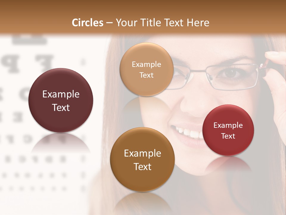 Specs Cheerful Female PowerPoint Template
