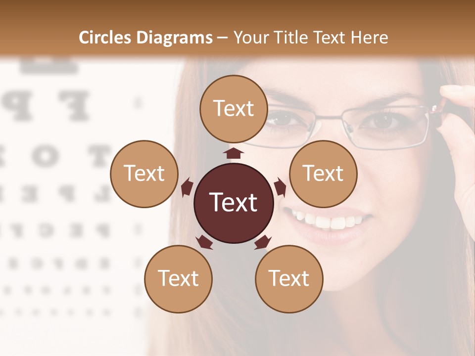 Specs Cheerful Female PowerPoint Template