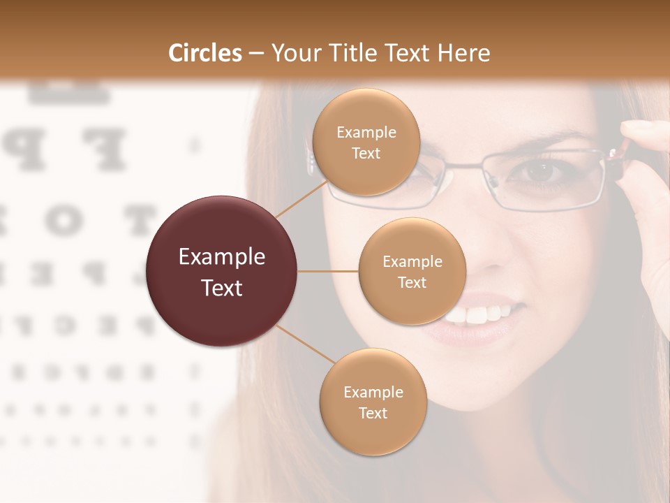 Specs Cheerful Female PowerPoint Template