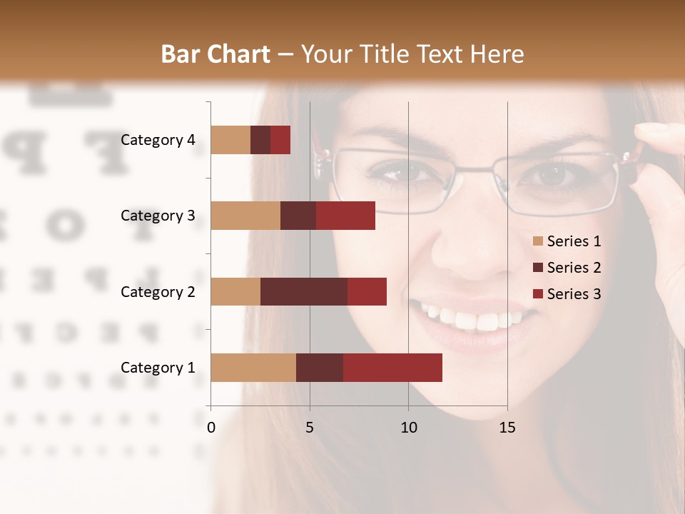 Specs Cheerful Female PowerPoint Template