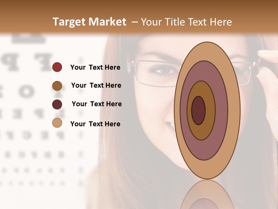 Specs Cheerful Female PowerPoint Template