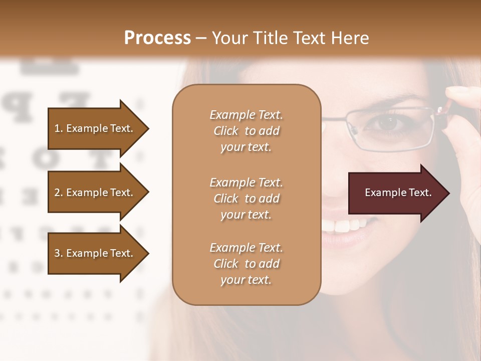 Specs Cheerful Female PowerPoint Template