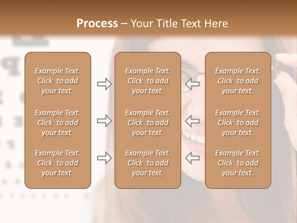 Specs Cheerful Female PowerPoint Template
