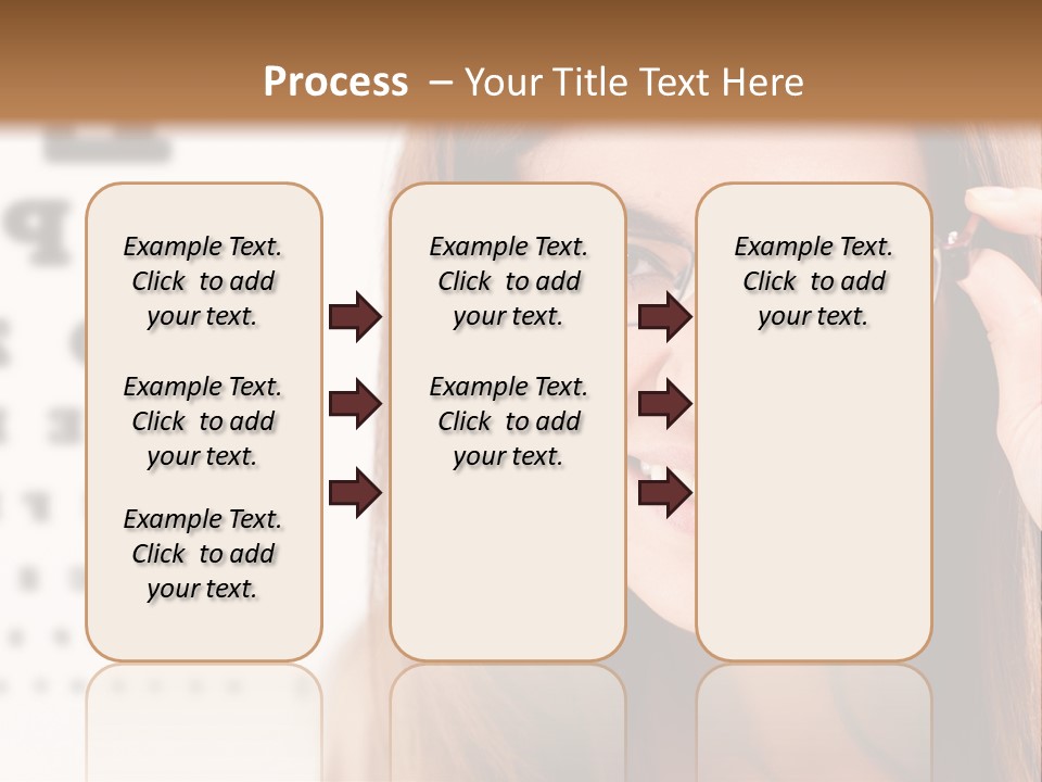 Specs Cheerful Female PowerPoint Template