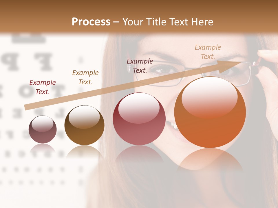 Specs Cheerful Female PowerPoint Template