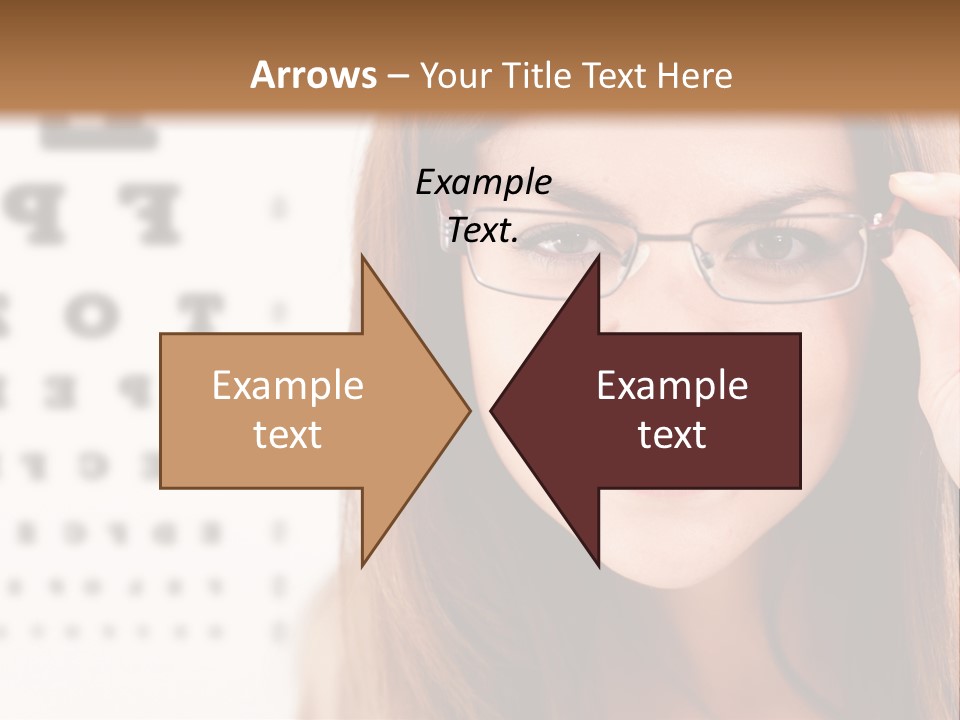 Specs Cheerful Female PowerPoint Template