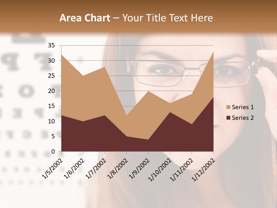 Specs Cheerful Female PowerPoint Template