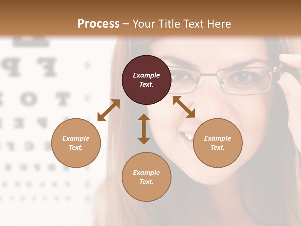 Specs Cheerful Female PowerPoint Template