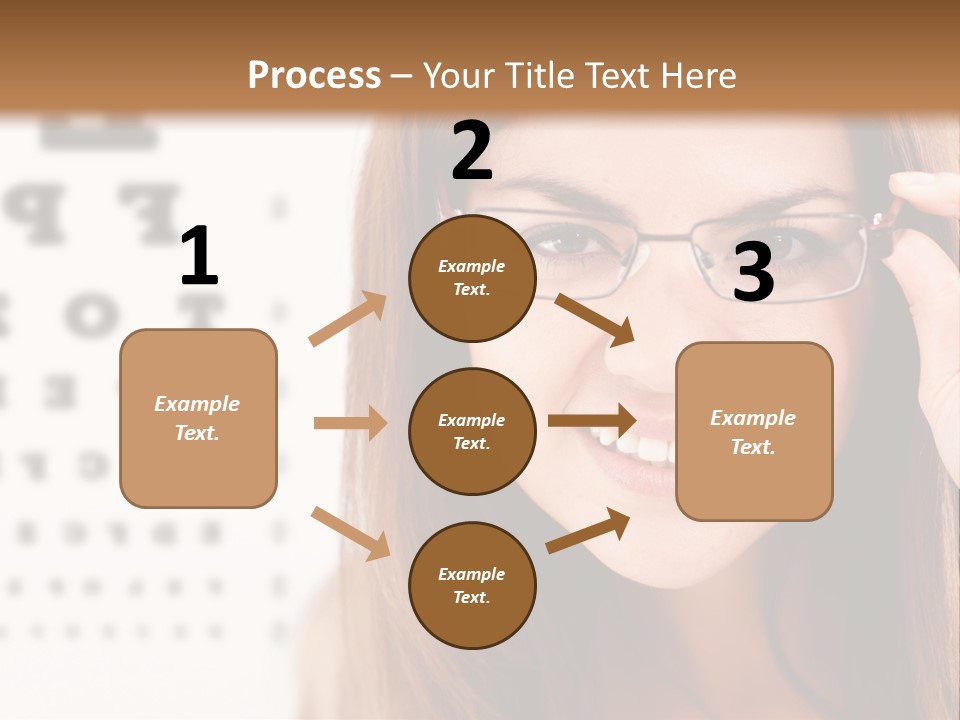 Specs Cheerful Female PowerPoint Template