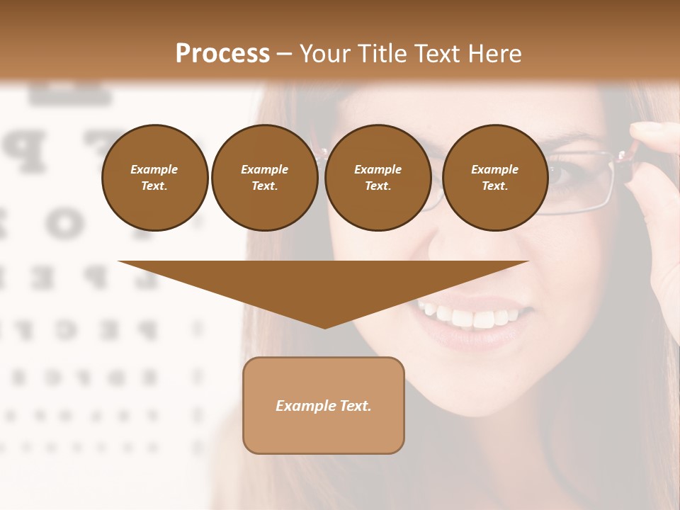 Specs Cheerful Female PowerPoint Template