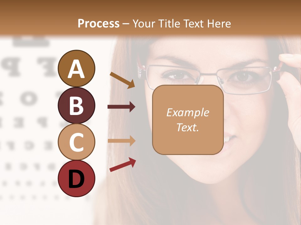 Specs Cheerful Female PowerPoint Template