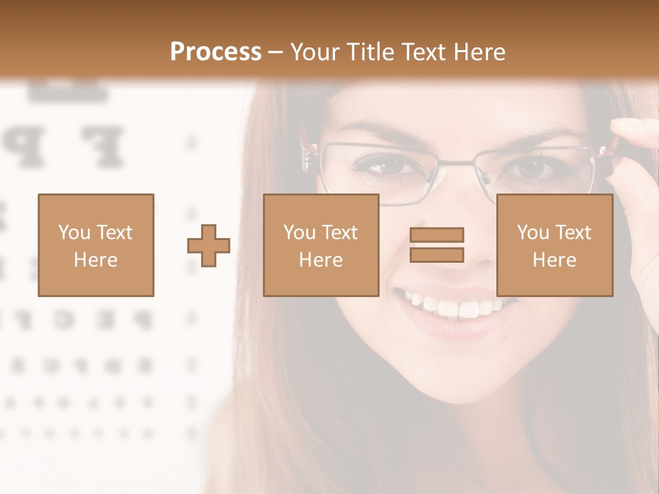 Specs Cheerful Female PowerPoint Template