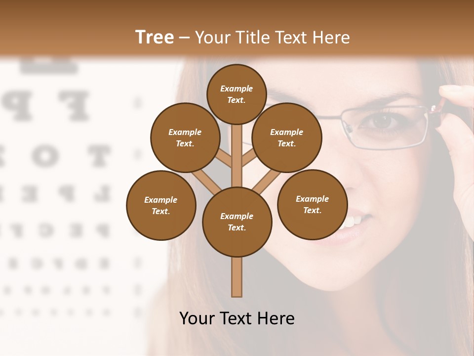 Specs Cheerful Female PowerPoint Template