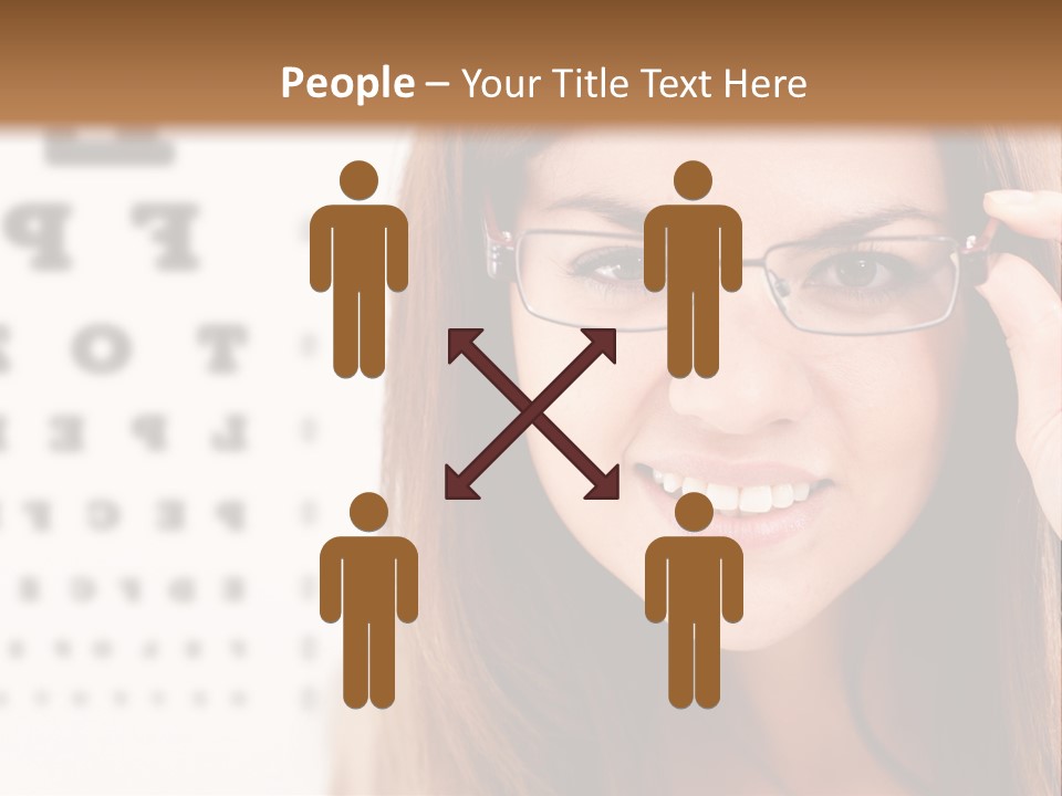 Specs Cheerful Female PowerPoint Template