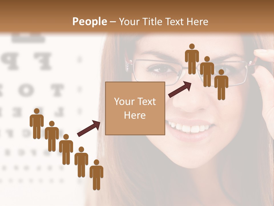 Specs Cheerful Female PowerPoint Template