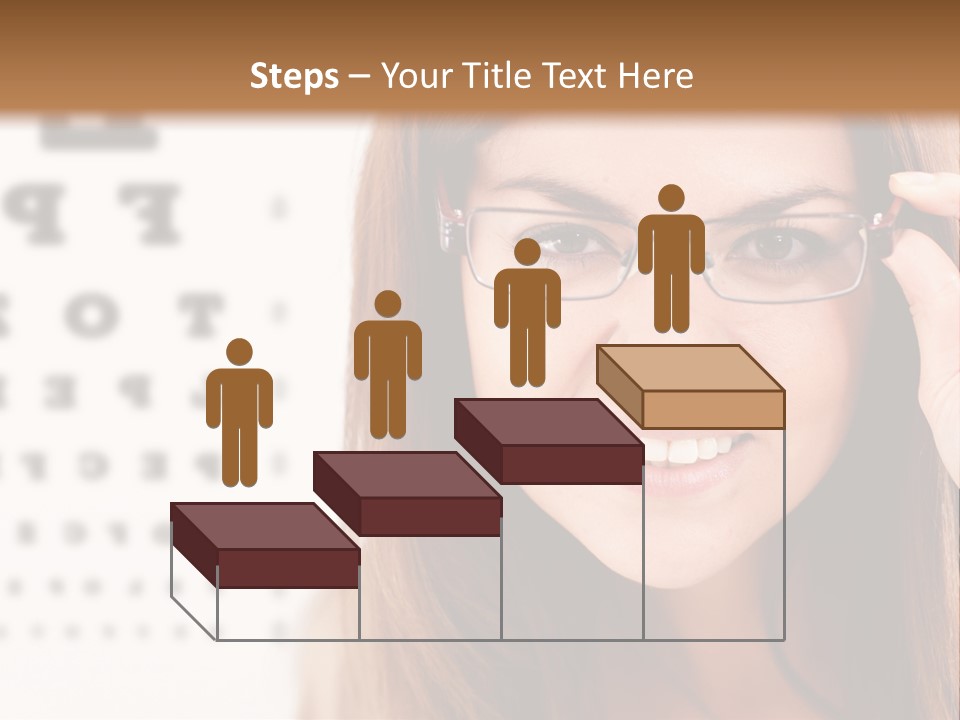 Specs Cheerful Female PowerPoint Template