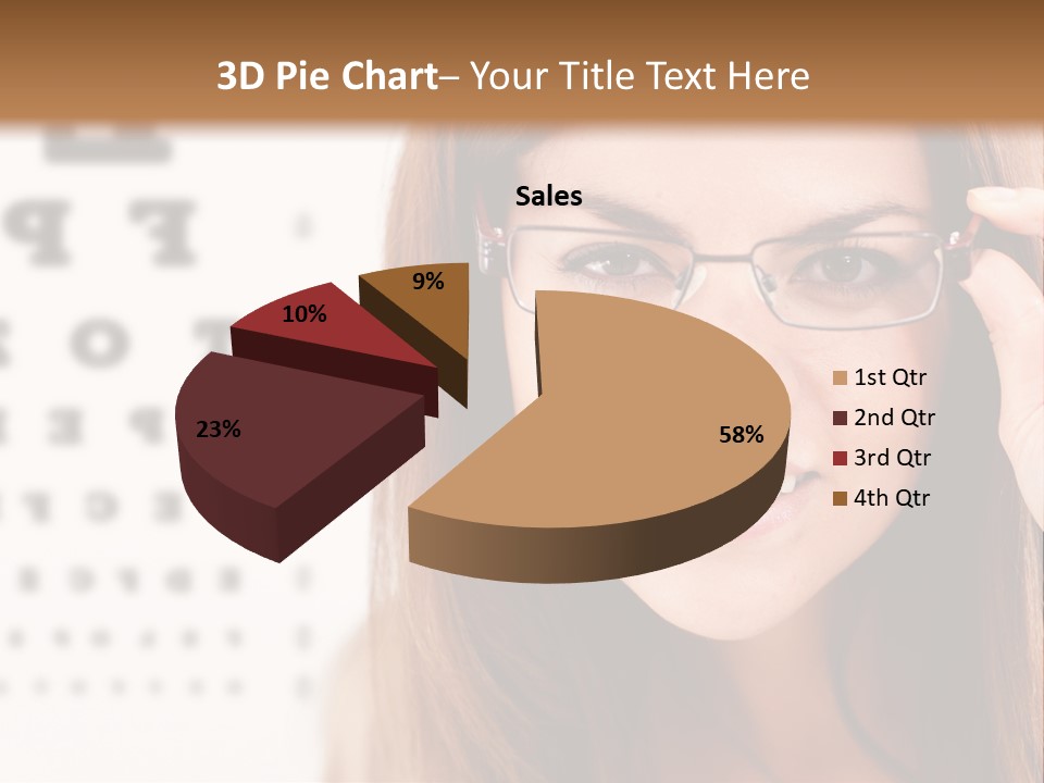 Specs Cheerful Female PowerPoint Template
