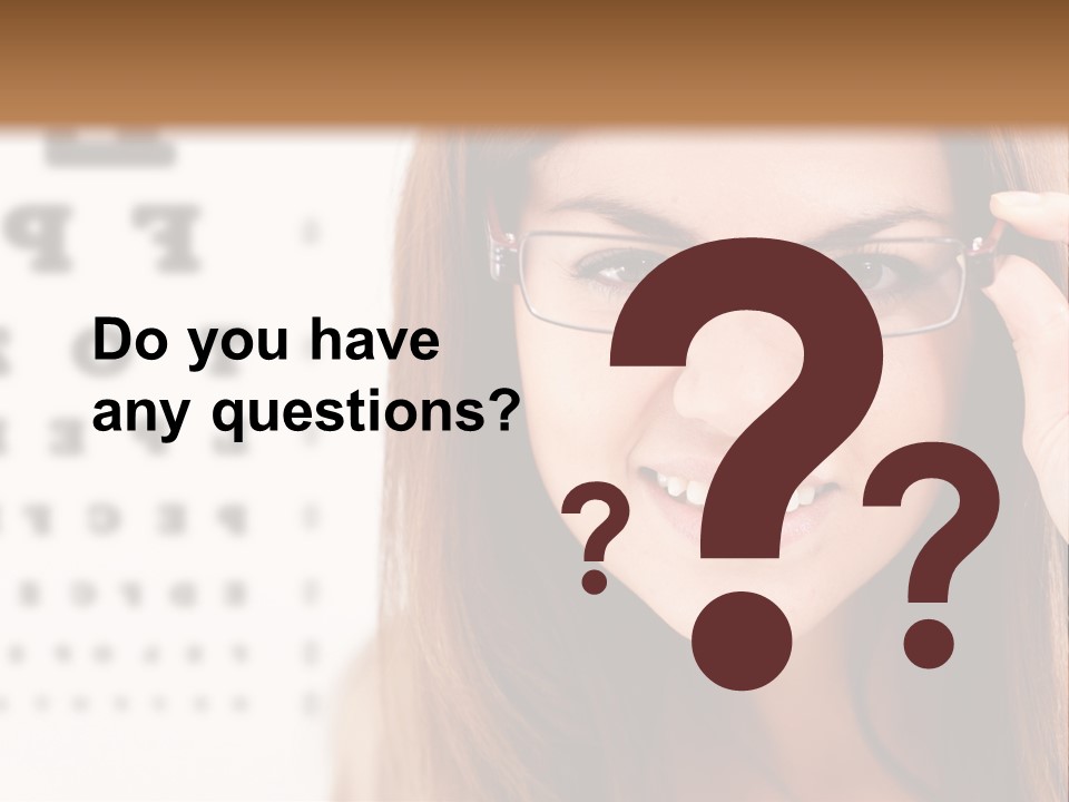 Specs Cheerful Female PowerPoint Template