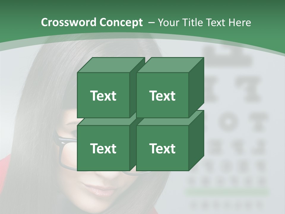 Lifestyle Looking At Camera Visual PowerPoint Template