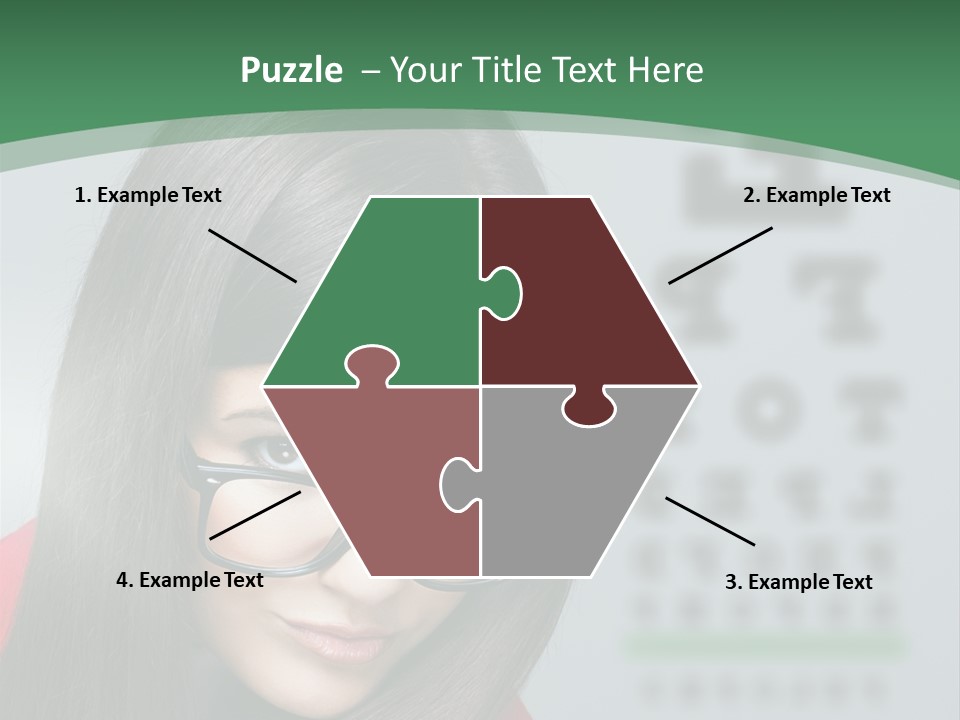 Lifestyle Looking At Camera Visual PowerPoint Template