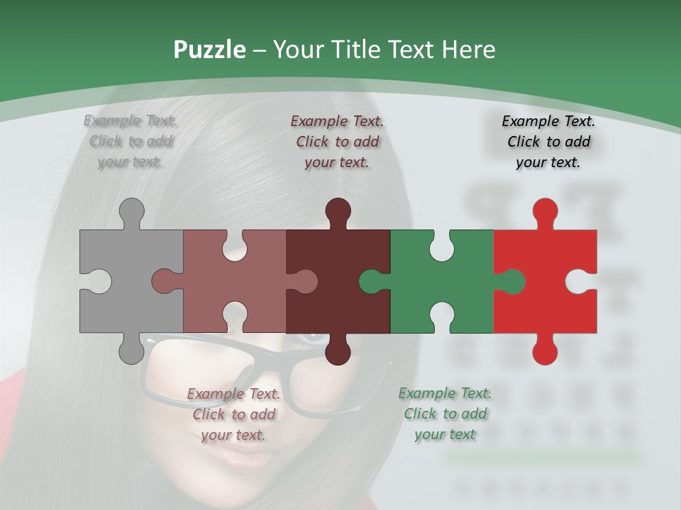 Lifestyle Looking At Camera Visual PowerPoint Template