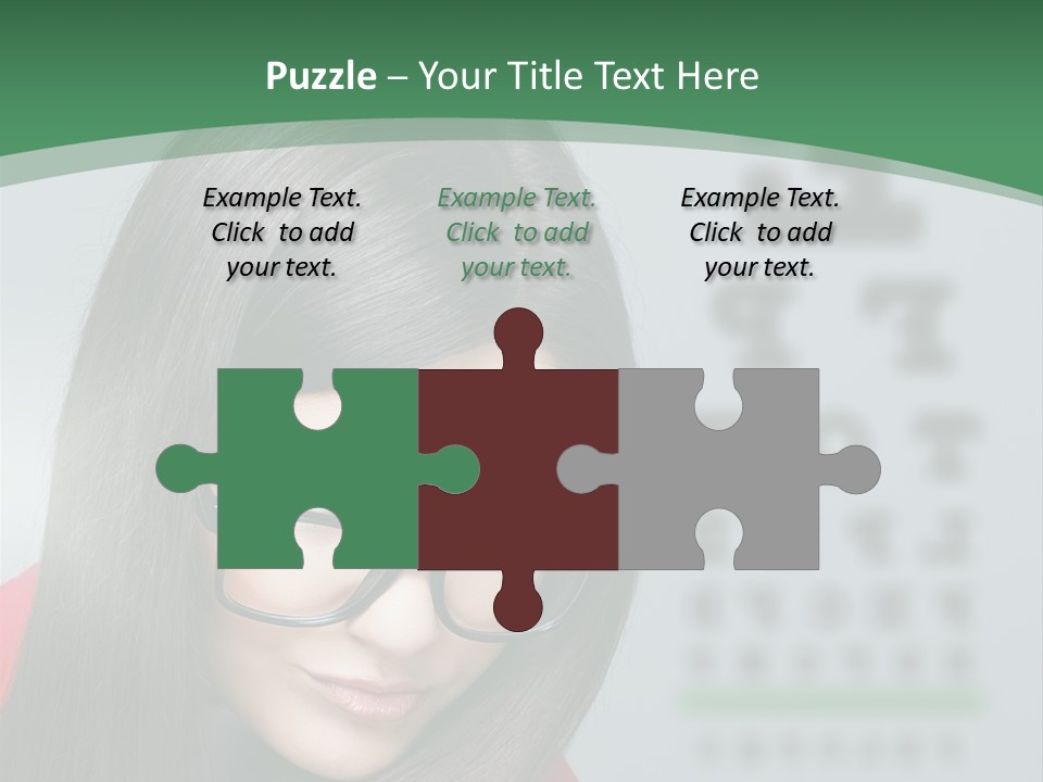 Lifestyle Looking At Camera Visual PowerPoint Template