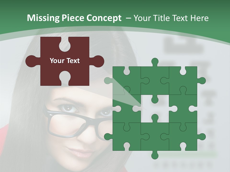 Lifestyle Looking At Camera Visual PowerPoint Template