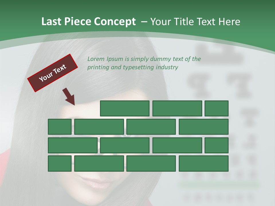 Lifestyle Looking At Camera Visual PowerPoint Template
