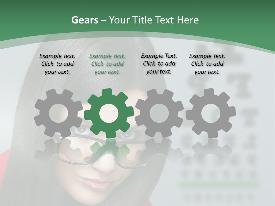 Lifestyle Looking At Camera Visual PowerPoint Template