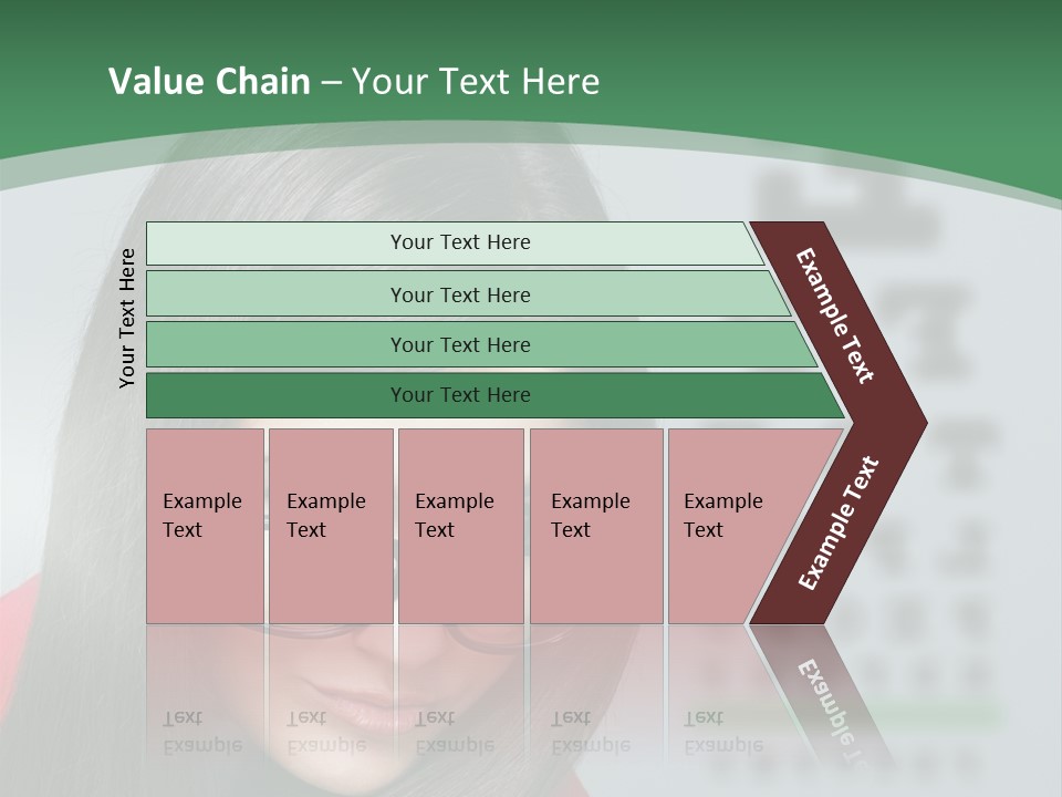 Lifestyle Looking At Camera Visual PowerPoint Template
