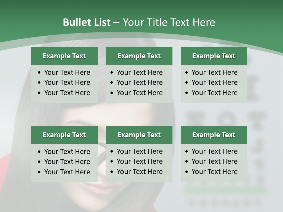 Lifestyle Looking At Camera Visual PowerPoint Template