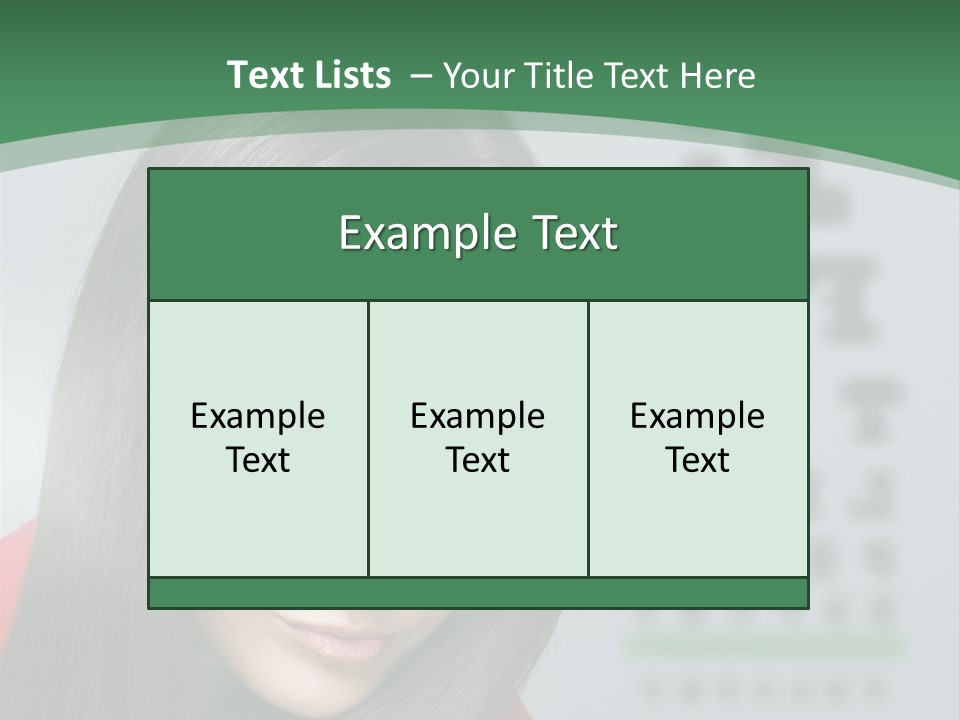 Lifestyle Looking At Camera Visual PowerPoint Template