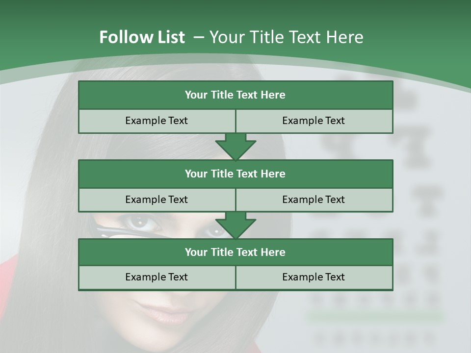 Lifestyle Looking At Camera Visual PowerPoint Template