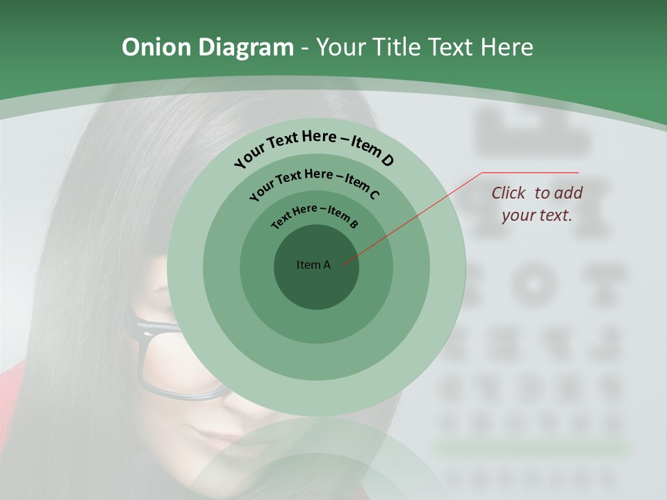 Lifestyle Looking At Camera Visual PowerPoint Template