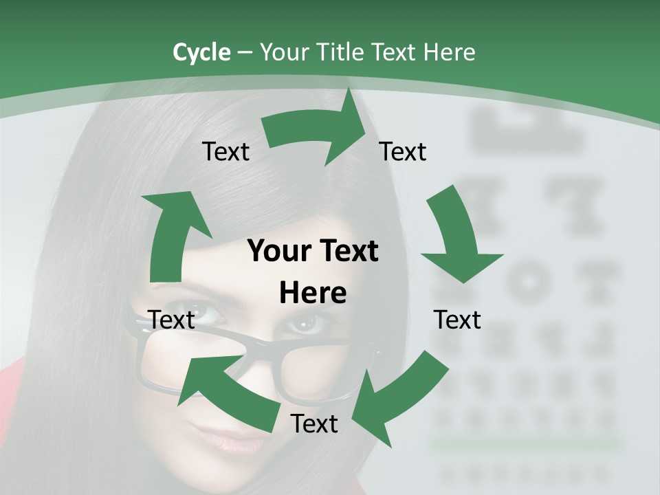 Lifestyle Looking At Camera Visual PowerPoint Template
