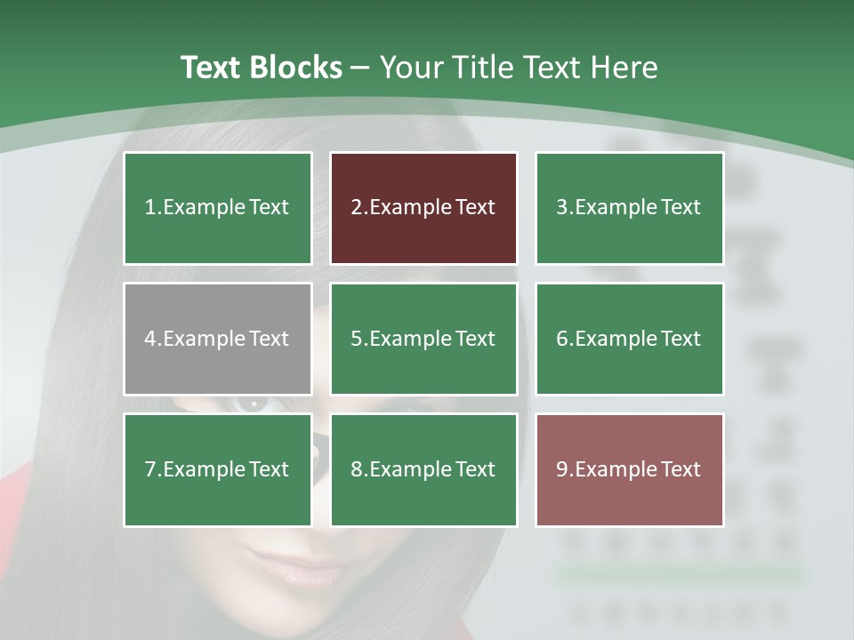 Lifestyle Looking At Camera Visual PowerPoint Template