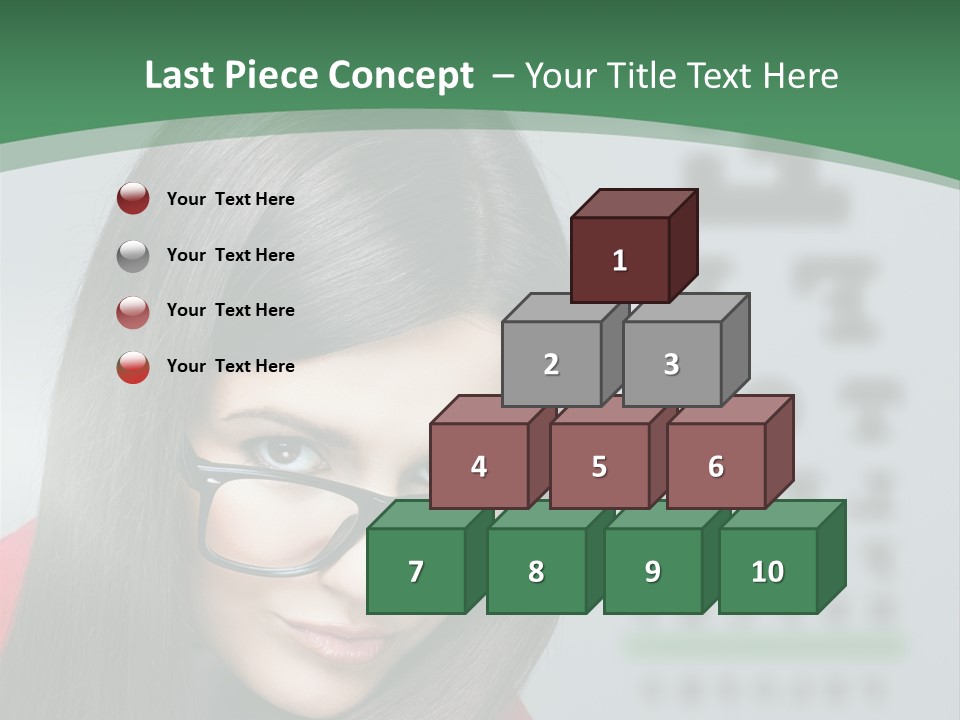 Lifestyle Looking At Camera Visual PowerPoint Template