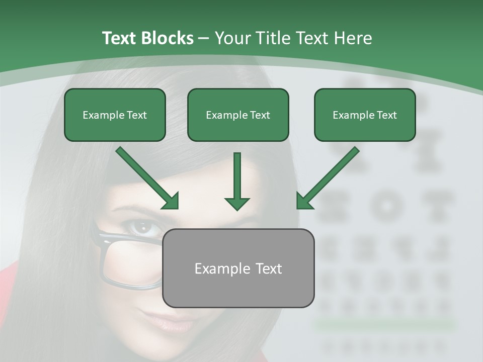 Lifestyle Looking At Camera Visual PowerPoint Template