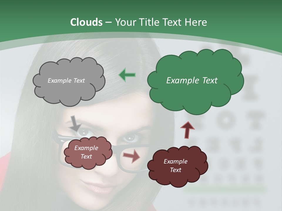 Lifestyle Looking At Camera Visual PowerPoint Template
