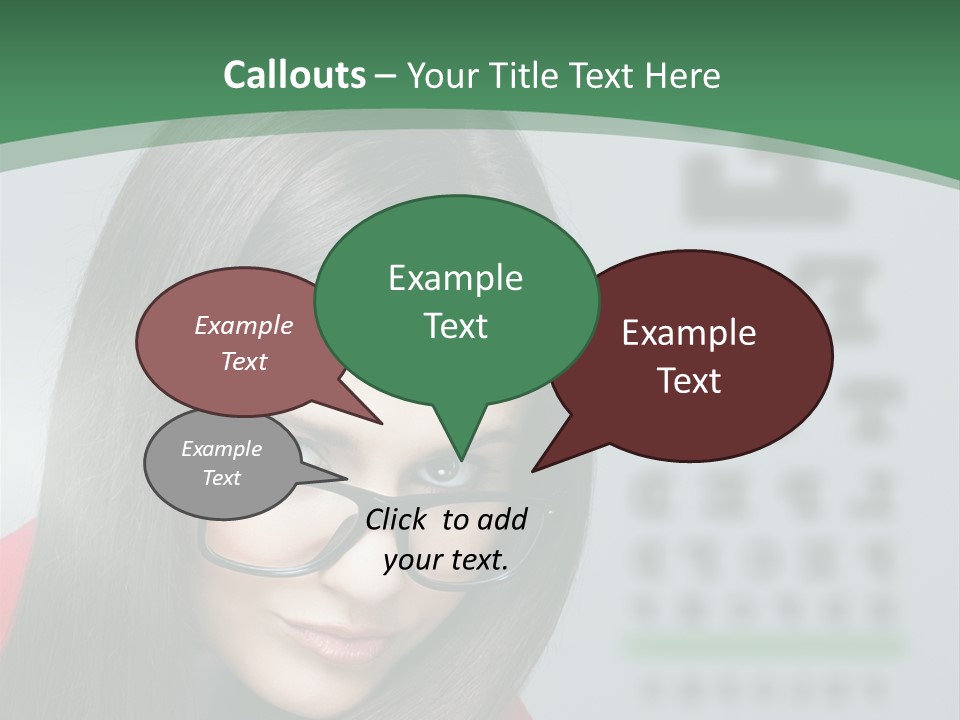 Lifestyle Looking At Camera Visual PowerPoint Template