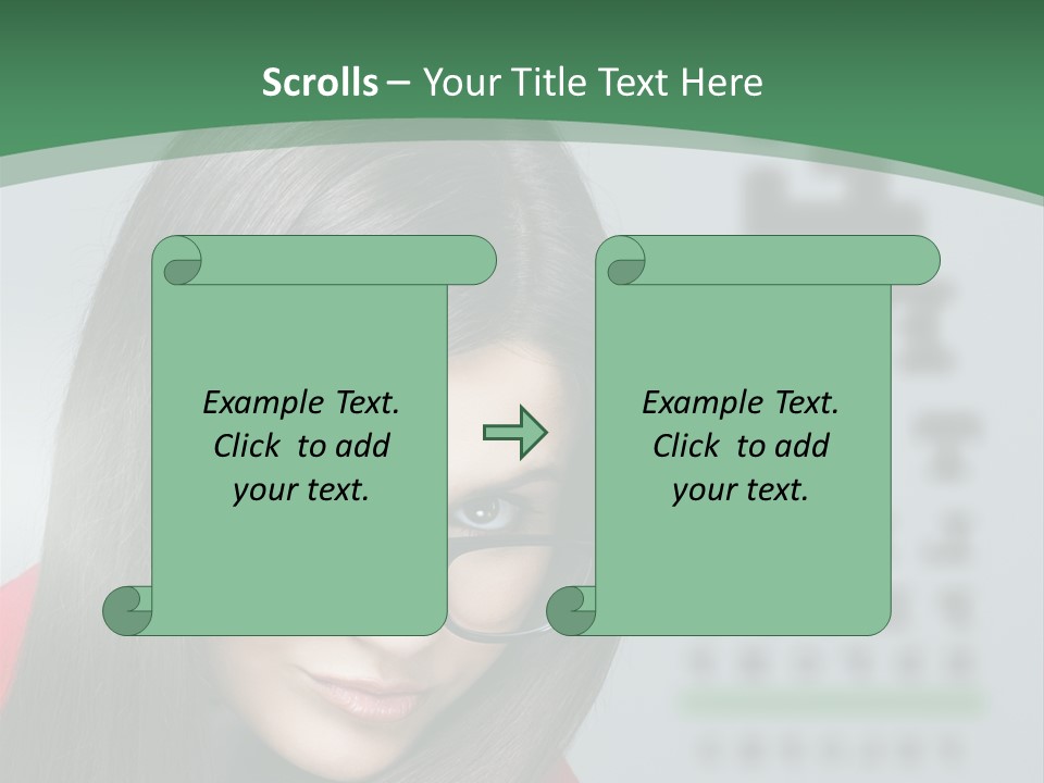 Lifestyle Looking At Camera Visual PowerPoint Template