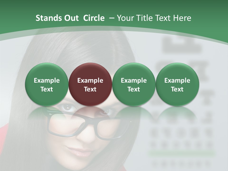 Lifestyle Looking At Camera Visual PowerPoint Template