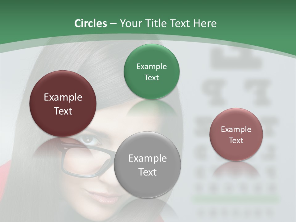 Lifestyle Looking At Camera Visual PowerPoint Template