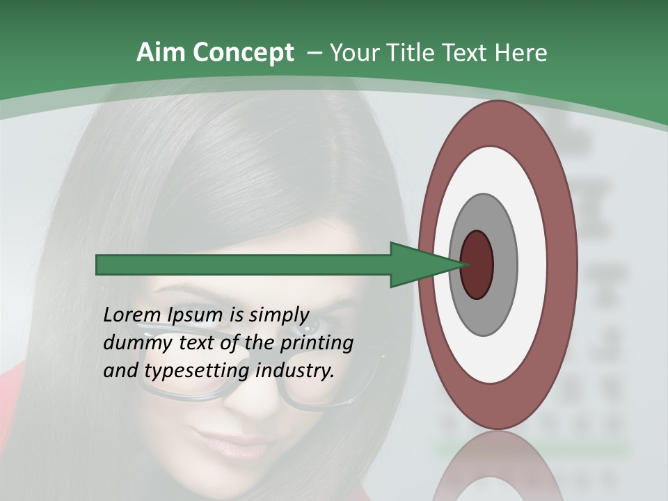 Lifestyle Looking At Camera Visual PowerPoint Template