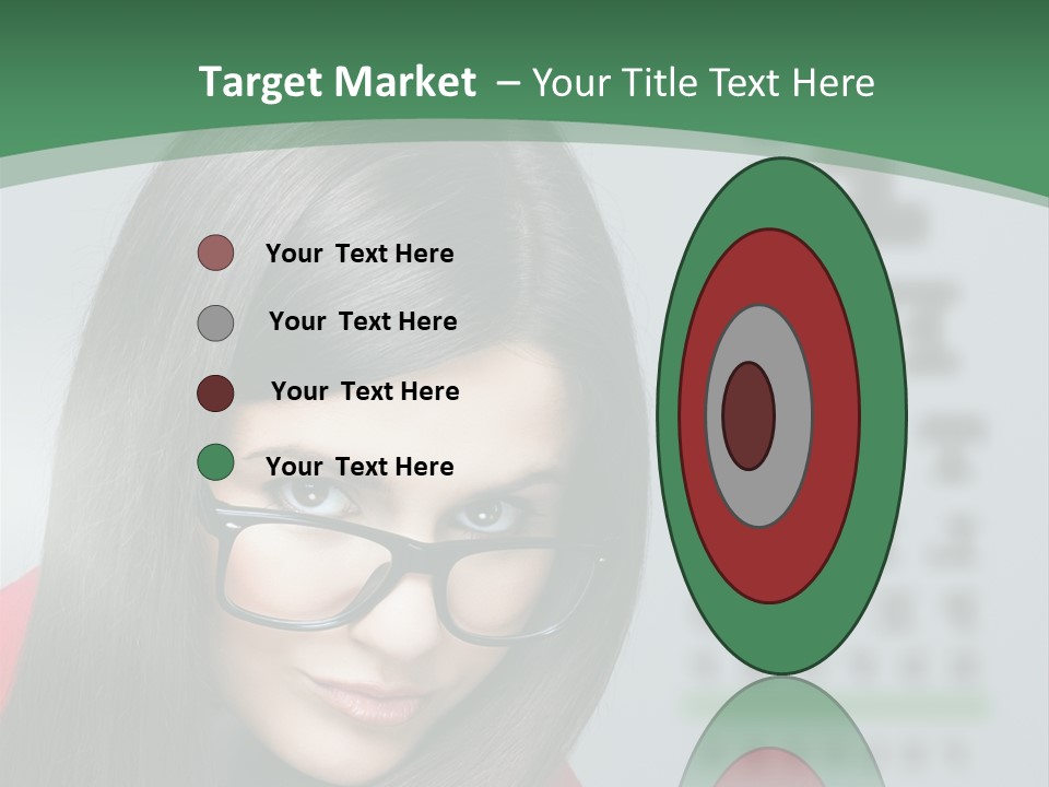 Lifestyle Looking At Camera Visual PowerPoint Template