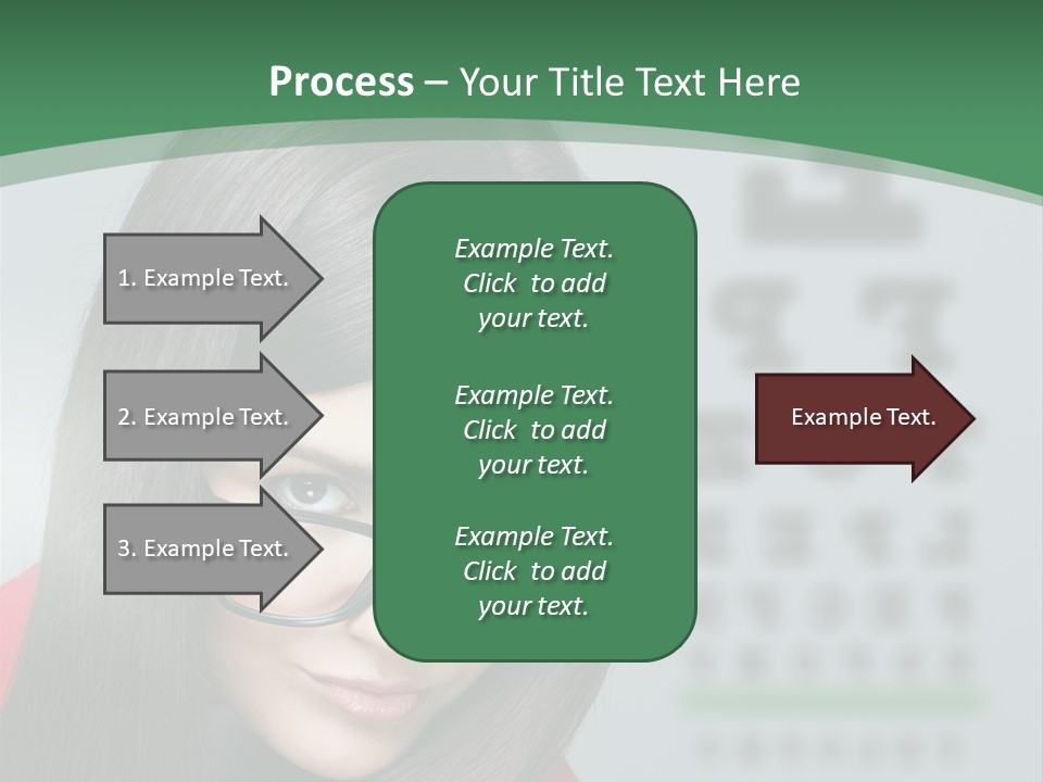 Lifestyle Looking At Camera Visual PowerPoint Template